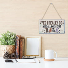 Load image into Gallery viewer, 5D DIY Letter Full Drill Hanging Diamond Painting Craft Home Decor (Cats)