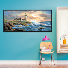 Load image into Gallery viewer, Diamond Painting - Full Square - Lighthouse House By Theart Sea (80*40cm)