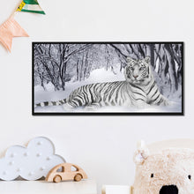 Load image into Gallery viewer, Diamond Painting - Full Square - White Tiger (90*45cm)