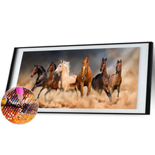 Load image into Gallery viewer, Diamond Painting - Full Round - Galloping Horse (80*30CM)