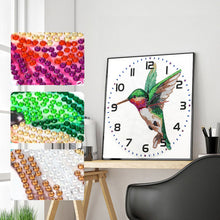 Load image into Gallery viewer, Bird Clock Mosaic Part Special Shape Diamond DIY Painting Kit Gifts (DZ651)
