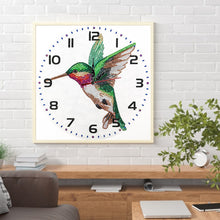 Load image into Gallery viewer, Bird Clock Mosaic Part Special Shape Diamond DIY Painting Kit Gifts (DZ651)