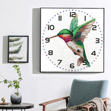 Load image into Gallery viewer, Bird Clock Mosaic Part Special Shape Diamond DIY Painting Kit Gifts (DZ651)
