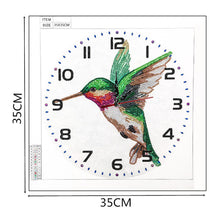 Load image into Gallery viewer, Bird Clock Mosaic Part Special Shape Diamond DIY Painting Kit Gifts (DZ651)