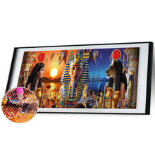 Load image into Gallery viewer, Egyptian Pharaoh Empress 90*30CM(Canvas) Full Round Drill Diamond Painting
