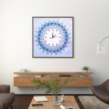 Load image into Gallery viewer, Simple Flower Clock Part Drill Special Shape Diamond DIY 5D Gifts (DZ623)