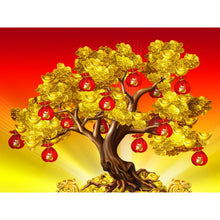 Load image into Gallery viewer, Money Tree 40*30CM(Canvas) Full Round Drill Diamond Painting