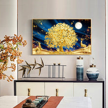 Load image into Gallery viewer, Money Tree 50*30CM(Canvas) Full Round Drill Diamond Painting