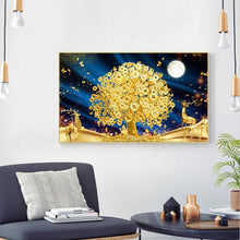 Load image into Gallery viewer, Money Tree 50*30CM(Canvas) Full Round Drill Diamond Painting