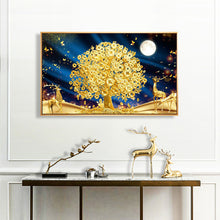 Load image into Gallery viewer, Money Tree 50*30CM(Canvas) Full Round Drill Diamond Painting