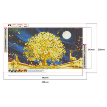 Load image into Gallery viewer, Money Tree 50*30CM(Canvas) Full Round Drill Diamond Painting