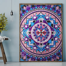 Load image into Gallery viewer, Crystal Mandala 30*40CM(Canvas) Full Special Shaped Drill Diamond Painting