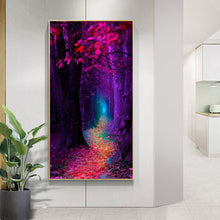 Load image into Gallery viewer, Forest Path 40*70CM(Canvas) Full Round Drill Diamond Painting
