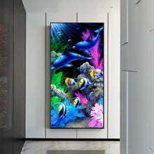 Load image into Gallery viewer, The Underwater World 40*80CM(Canvas) Full Round Drill Diamond Painting