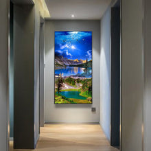 Load image into Gallery viewer, Green Hills And Green Waters 40*80CM(Canvas) Full Round Drill Diamond Painting