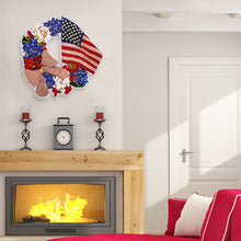 Load image into Gallery viewer, 5D Diamond Wreath Gift DIY Resin Painting Kit Rhinestone Garland (DZ644)