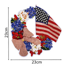 Load image into Gallery viewer, 5D Diamond Wreath Gift DIY Resin Painting Kit Rhinestone Garland (DZ644)