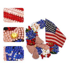 Load image into Gallery viewer, 5D Diamond Wreath Gift DIY Resin Painting Kit Rhinestone Garland (DZ644)