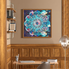 Load image into Gallery viewer, Mandala Flower Blooming 30*30CM(Canvas) Full Special Shaped Drill Diamond Painting