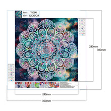 Load image into Gallery viewer, Mandala Flower Blooming 30*30CM(Canvas) Full Special Shaped Drill Diamond Painting