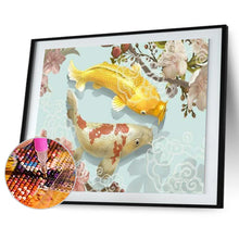 Load image into Gallery viewer, Koi Fish 40*30CM(Canvas) Full Round Drill Diamond Painting