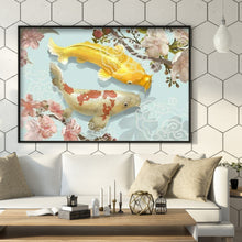 Load image into Gallery viewer, Koi Fish 40*30CM(Canvas) Full Round Drill Diamond Painting