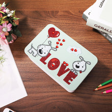 Load image into Gallery viewer, DIY Rhinestone Drawing Tissue Box Paper Case  Green