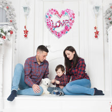 Load image into Gallery viewer, Diamond Painting Wreath - Round - Gold Leaf (23*23cm)