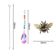 Load image into Gallery viewer, DIY 5D Mosaic Sun Catcher Jewelry Diamond Painting Window Wind Chime (Bee)