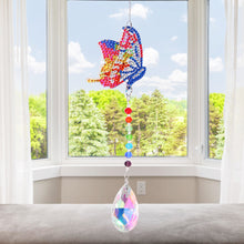 Load image into Gallery viewer, DIY 5D Mosaic Sun Catcher Diamond Painting Window Wind Chime (Butterfly)