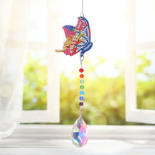 Load image into Gallery viewer, DIY 5D Mosaic Sun Catcher Diamond Painting Window Wind Chime (Butterfly)