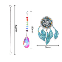 Load image into Gallery viewer, DIY 5D Diamond Painting Rainbow Wind Chime Light Catcher  Catcher
