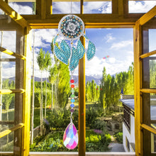 Load image into Gallery viewer, DIY 5D Mosaic Sun Catcher Window Hanging Diamond Wind Chime (Dream Catcher)
