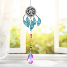 Load image into Gallery viewer, DIY 5D Mosaic Sun Catcher Window Hanging Diamond Wind Chime (Dream Catcher)
