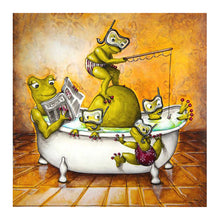 Load image into Gallery viewer, Funny Frog 40*40CM(Canvas) Full Square Drill Diamond Painting