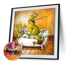 Load image into Gallery viewer, Funny Frog 40*40CM(Canvas) Full Square Drill Diamond Painting