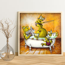 Load image into Gallery viewer, Funny Frog 40*40CM(Canvas) Full Square Drill Diamond Painting