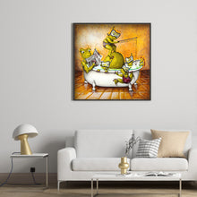 Load image into Gallery viewer, Funny Frog 40*40CM(Canvas) Full Square Drill Diamond Painting