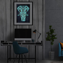 Load image into Gallery viewer, Animal Elephant Luminous 40*30CM(Canvas) Beautiful Special Shaped Drill Diamond Painting