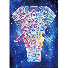 Load image into Gallery viewer, Animal Elephant Luminous 40*30CM(Canvas) Beautiful Special Shaped Drill Diamond Painting