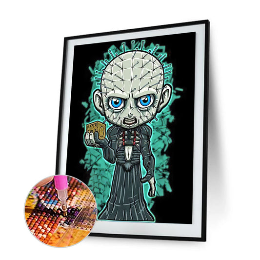 Horror Doll 30*40CM(Canvas) Full Round Drill Diamond Painting