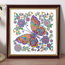 Load image into Gallery viewer, Butterfly 30*30CM(Canvas) Beautiful Special Shaped Drill Diamond Painting