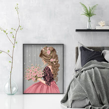 Load image into Gallery viewer, Diamond Painting - Full Round - Girl (30*40cm)