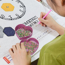 Load image into Gallery viewer, Diamond Painting Plate - Round - Santa Claus Christmas (7*7cm)