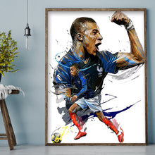 Load image into Gallery viewer, Soccer Star Mbappe 30*40CM(Canvas) Full Round Drill Diamond Painting