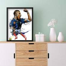 Load image into Gallery viewer, Soccer Star Mbappe 30*40CM(Canvas) Full Round Drill Diamond Painting