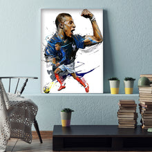 Load image into Gallery viewer, Diamond Painting - Full Round - Soccer Star Mbappe (30*40cm)