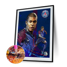 Load image into Gallery viewer, Soccer Star Mbappe 30*40CM(Canvas) Full Round Drill Diamond Painting