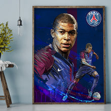 Load image into Gallery viewer, Diamond Painting - Full Round - Soccer Star Mbappe (30*40cm)