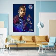 Load image into Gallery viewer, Soccer Star Mbappe 30*40CM(Canvas) Full Round Drill Diamond Painting